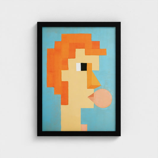 Bubble Guy — Framed Fine Art Print