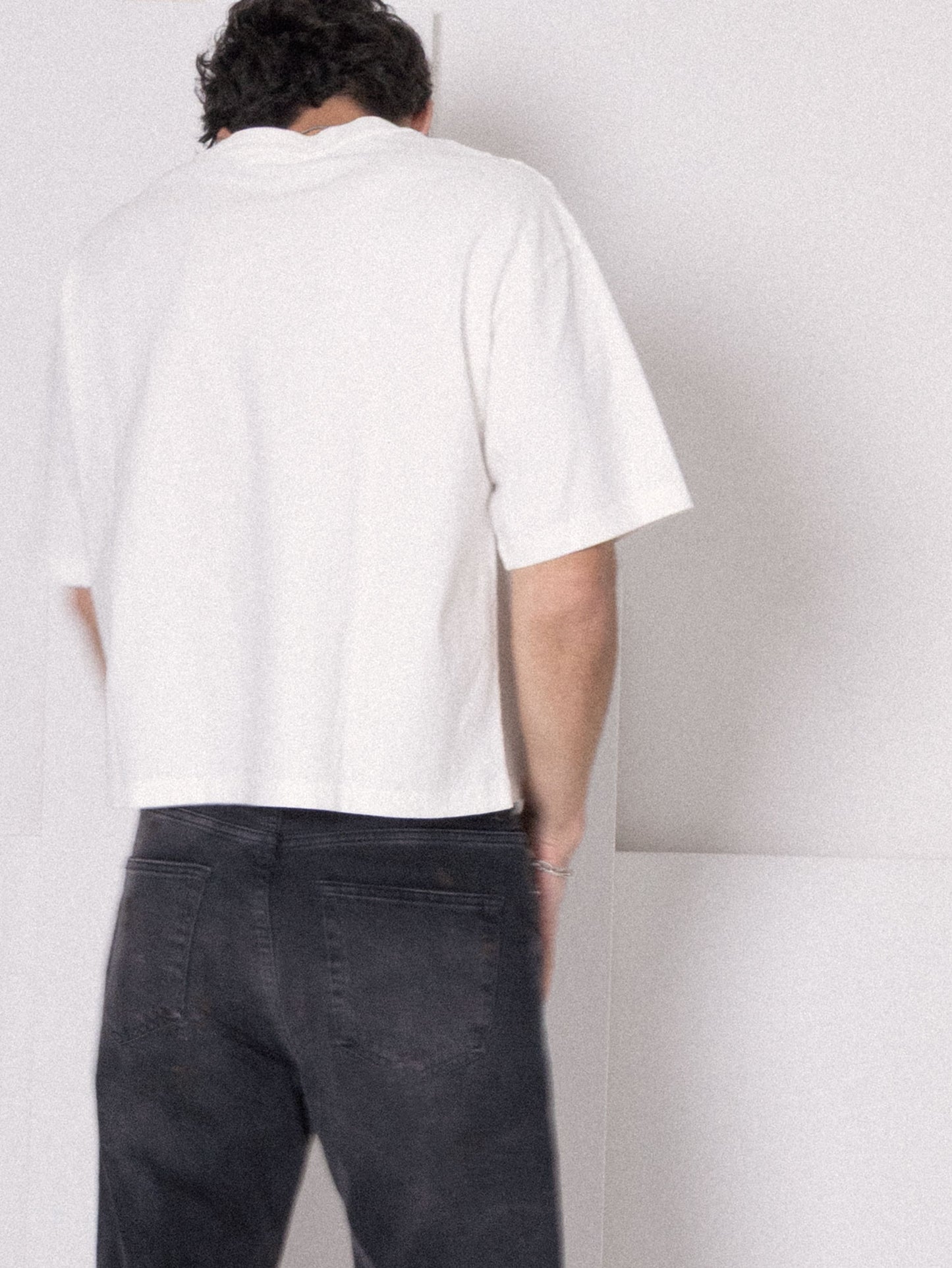 Bubble Guy Frayed Boxy Unisex T-shirt