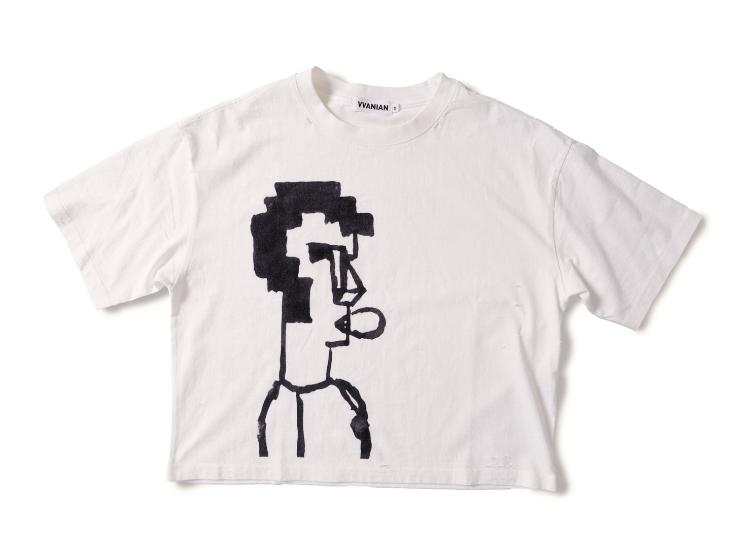 Bubble Guy Frayed Boxy Unisex T-shirt