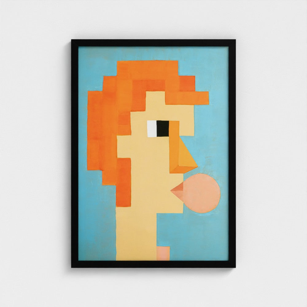 Bubble Guy — Framed Fine Art Print